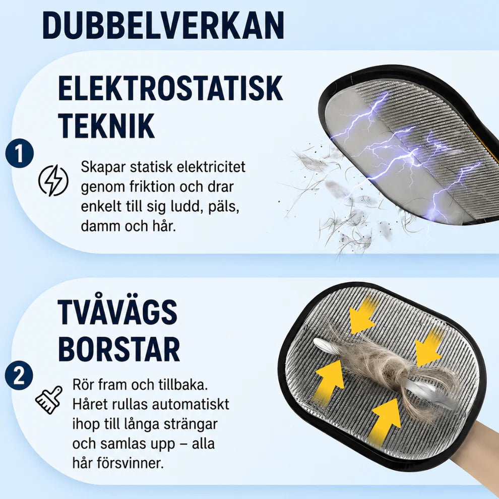 Återanvändbar hårborttagare™ - Ett renare hem på sekunder